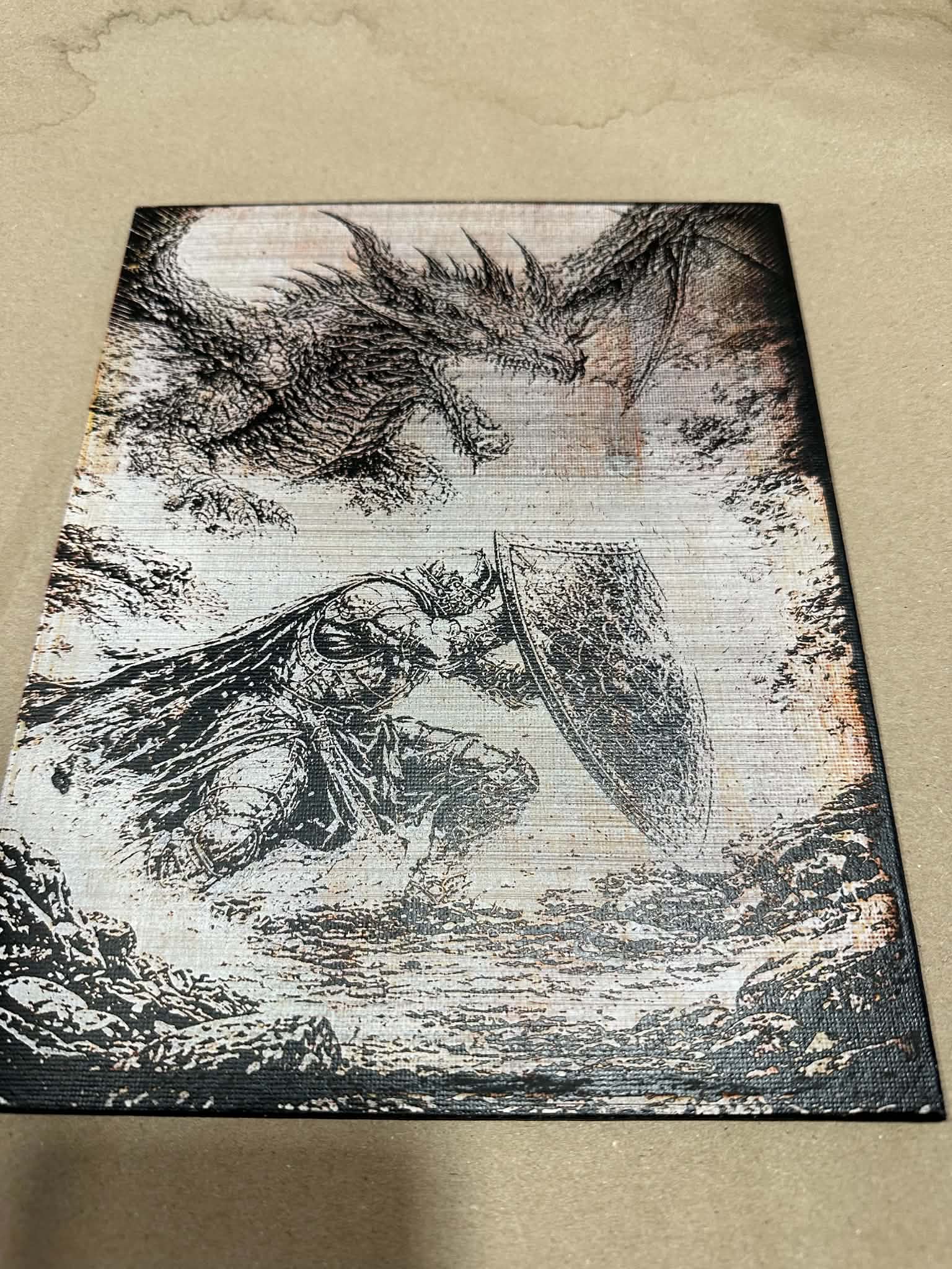Laser Canvas Art