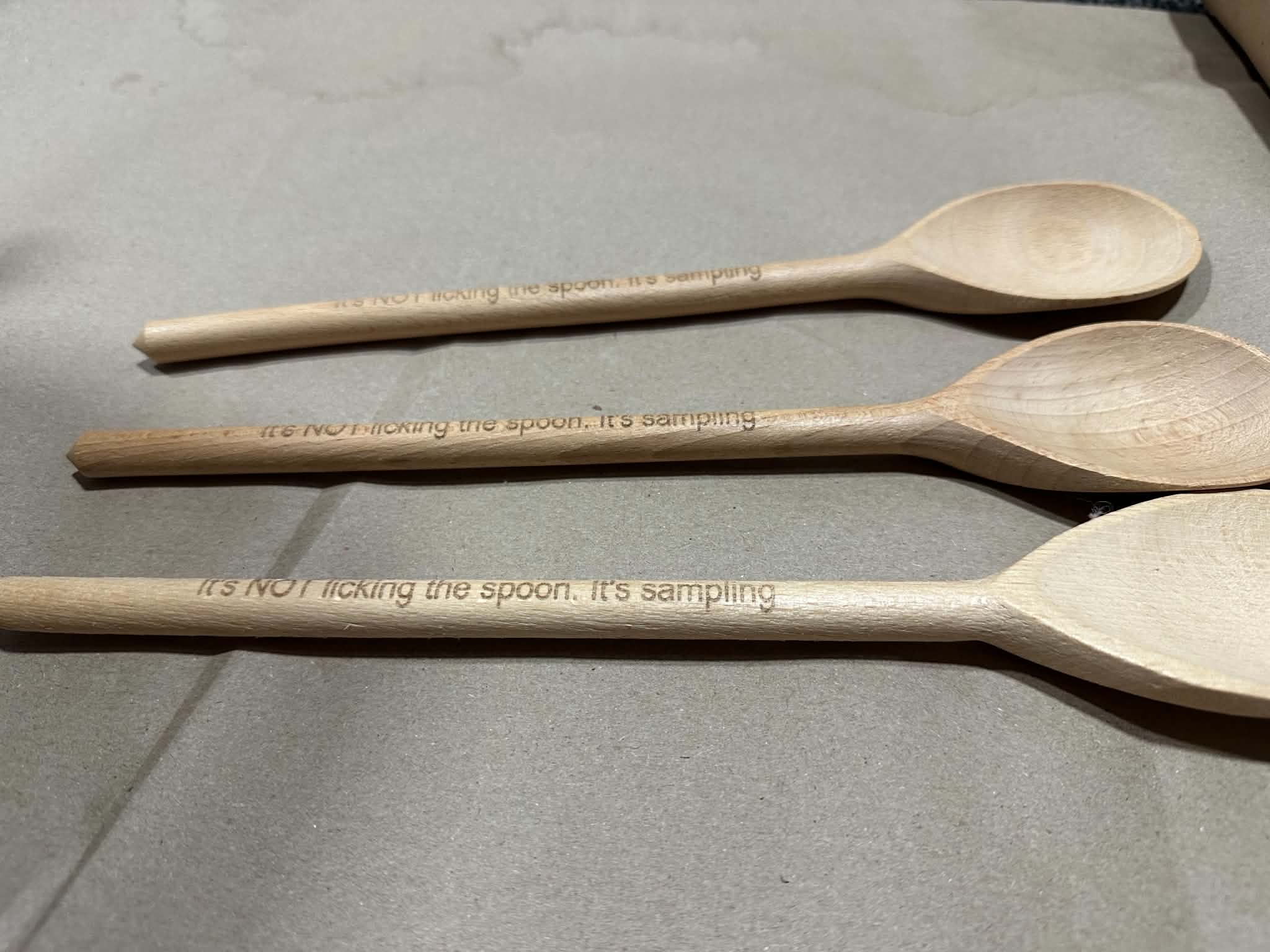Laser Engraved Utensils
